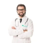 Imagen de referencia de un médico. Esta imagen se utiliza para ofrecer el servicio de teleconsulta médica con especialistas en medicina natural y/o alternativa.