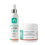 Tratamiento Tópico Pomada Herbal + Loción Corporal con CBD